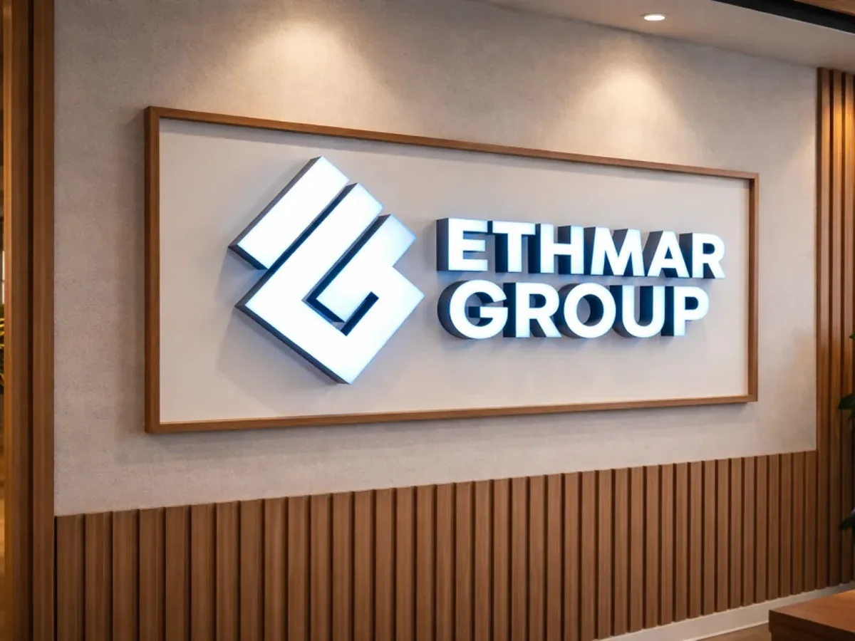 Logo en lettres aluminium lumineuses IND11