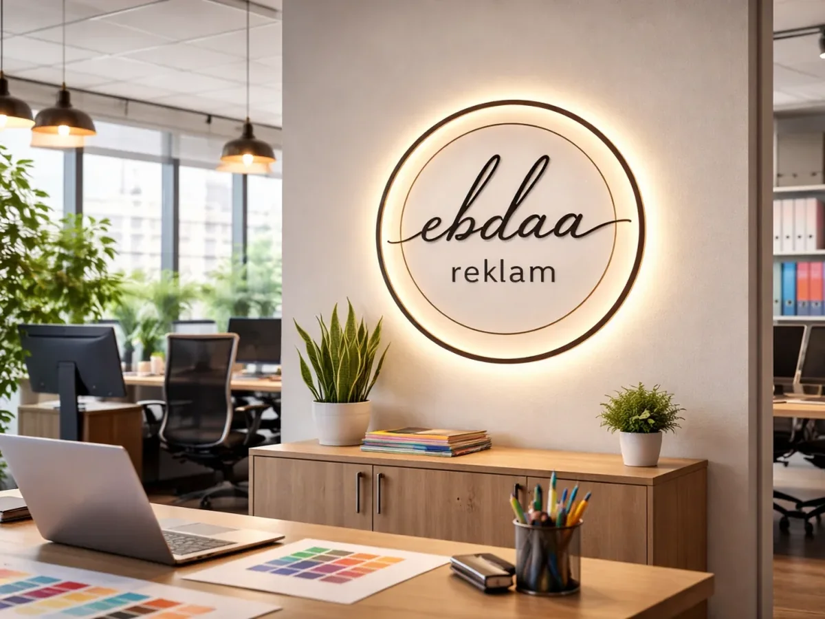 Logo en plexiglas rétroéclairé IND08