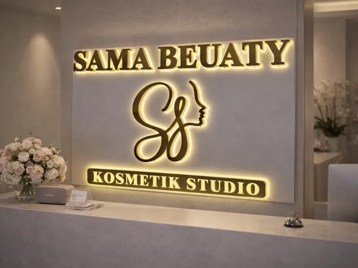 Back-Lit Stainless Steel Letter Logo IND10