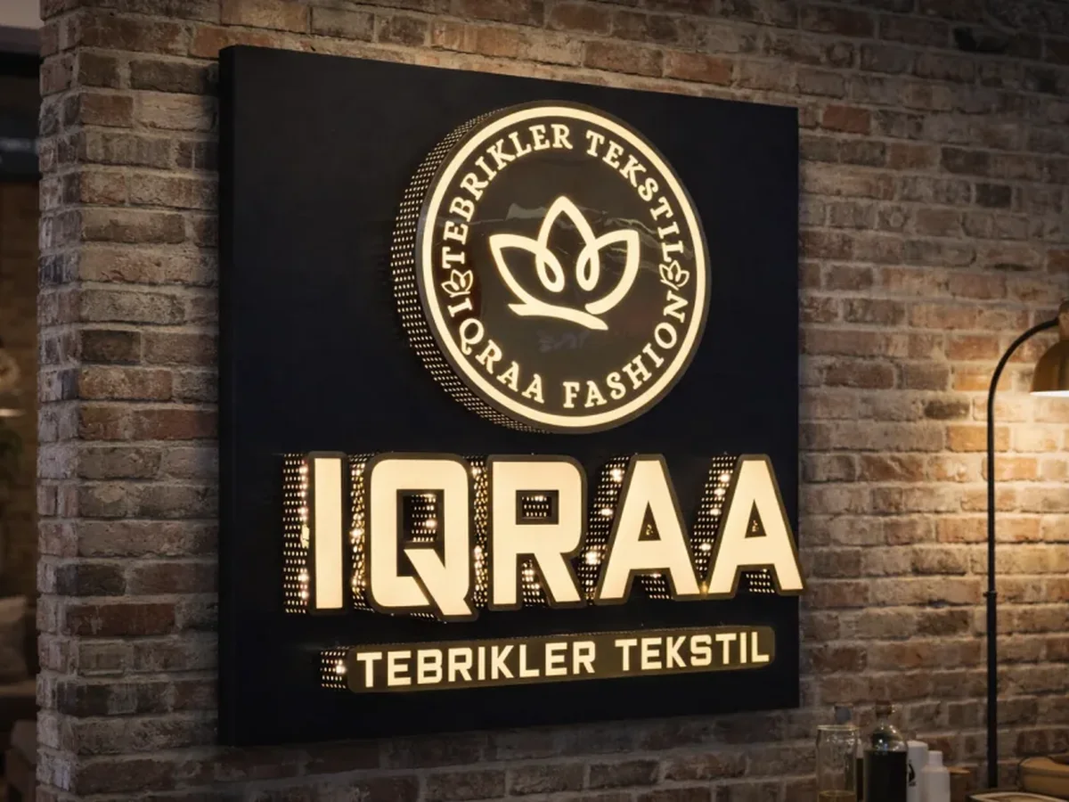 Işıklı Paslanmaz Çelik Harfler IND12