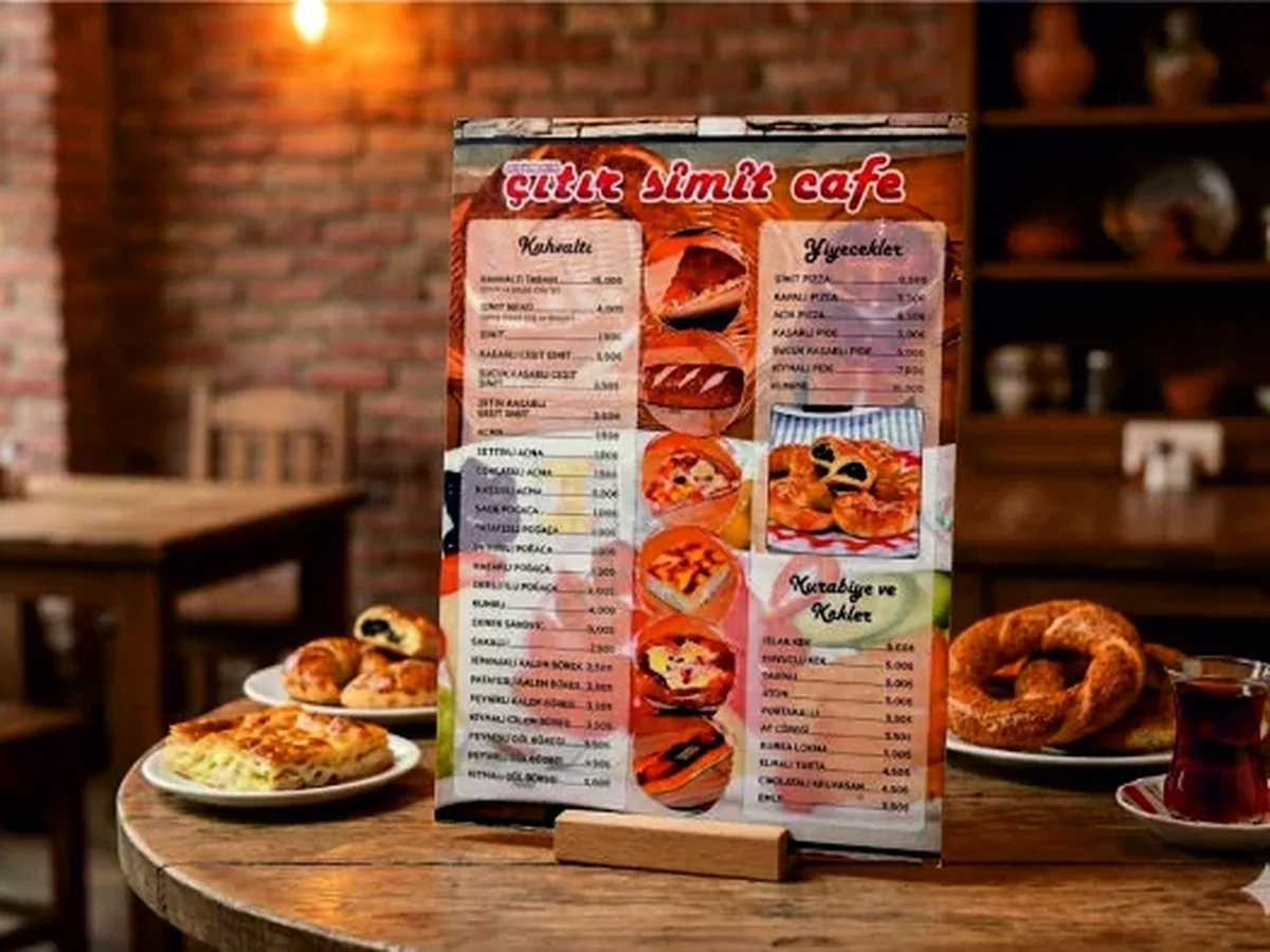 Menu en carton épais 3 mm MNU09