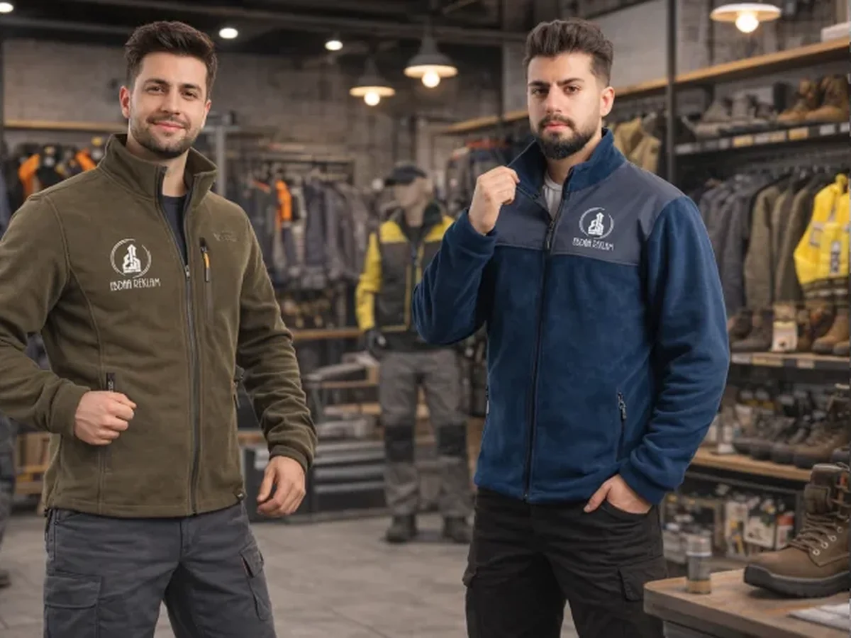 Tam Fermuarlı Polar Çalışma Montu GYM16
