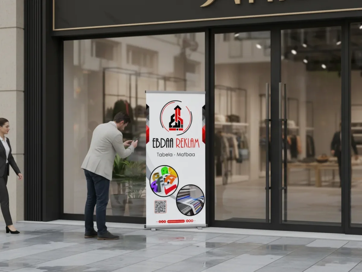 Roll-up publicitaire (stand roll-up) STND04