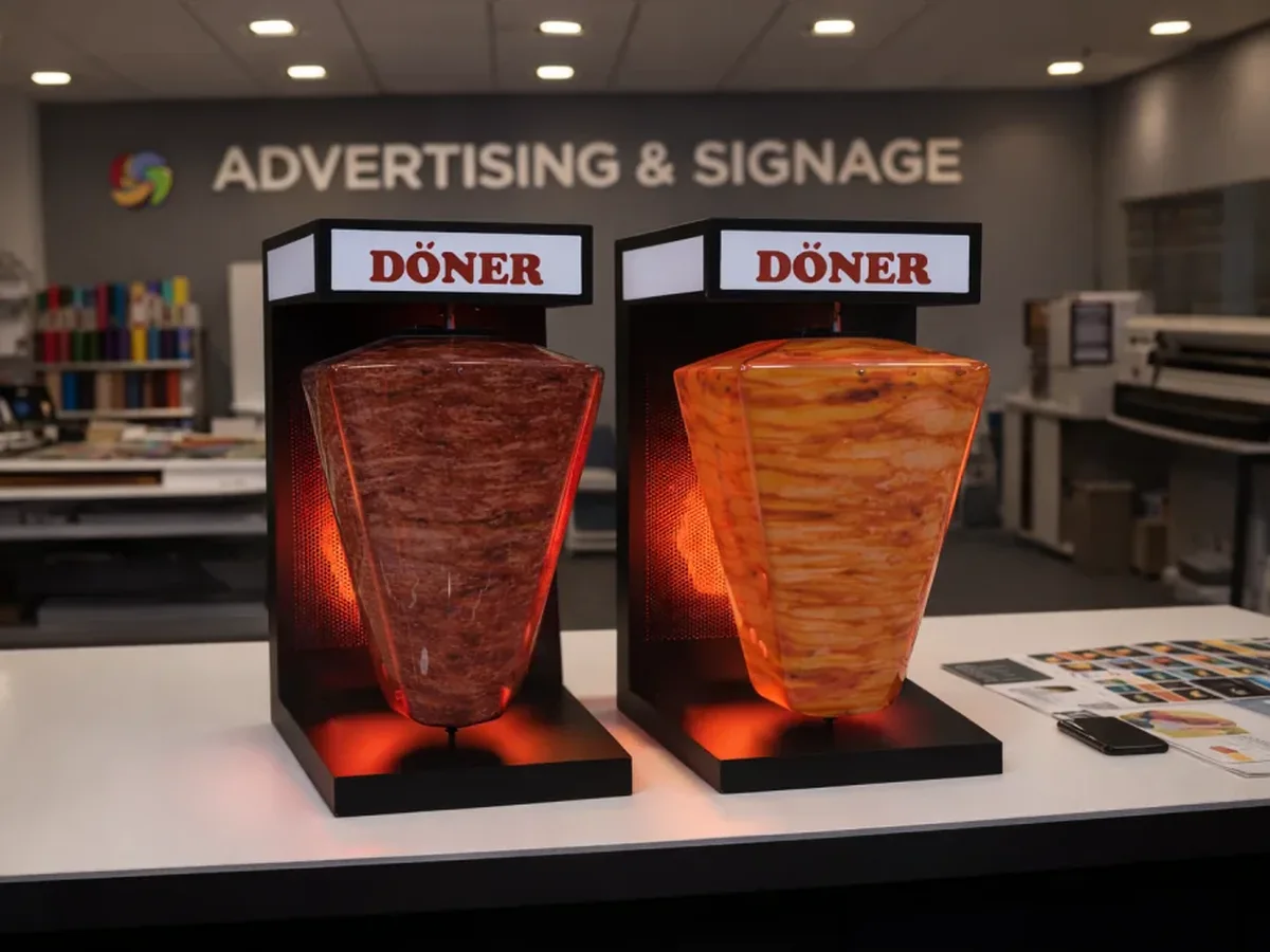Illuminated Rotating Shawarma Model MJM02